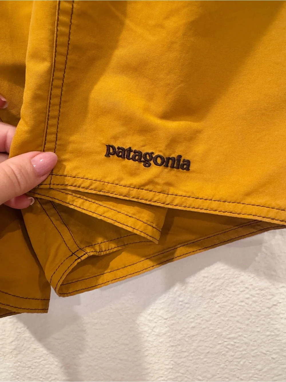 Patagonia Mustard Drawcord Hybrid Shorts - Men's 32